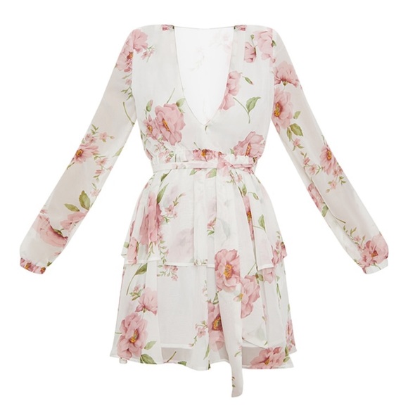 PLT floral chiffon dress - Picture 3 of 7